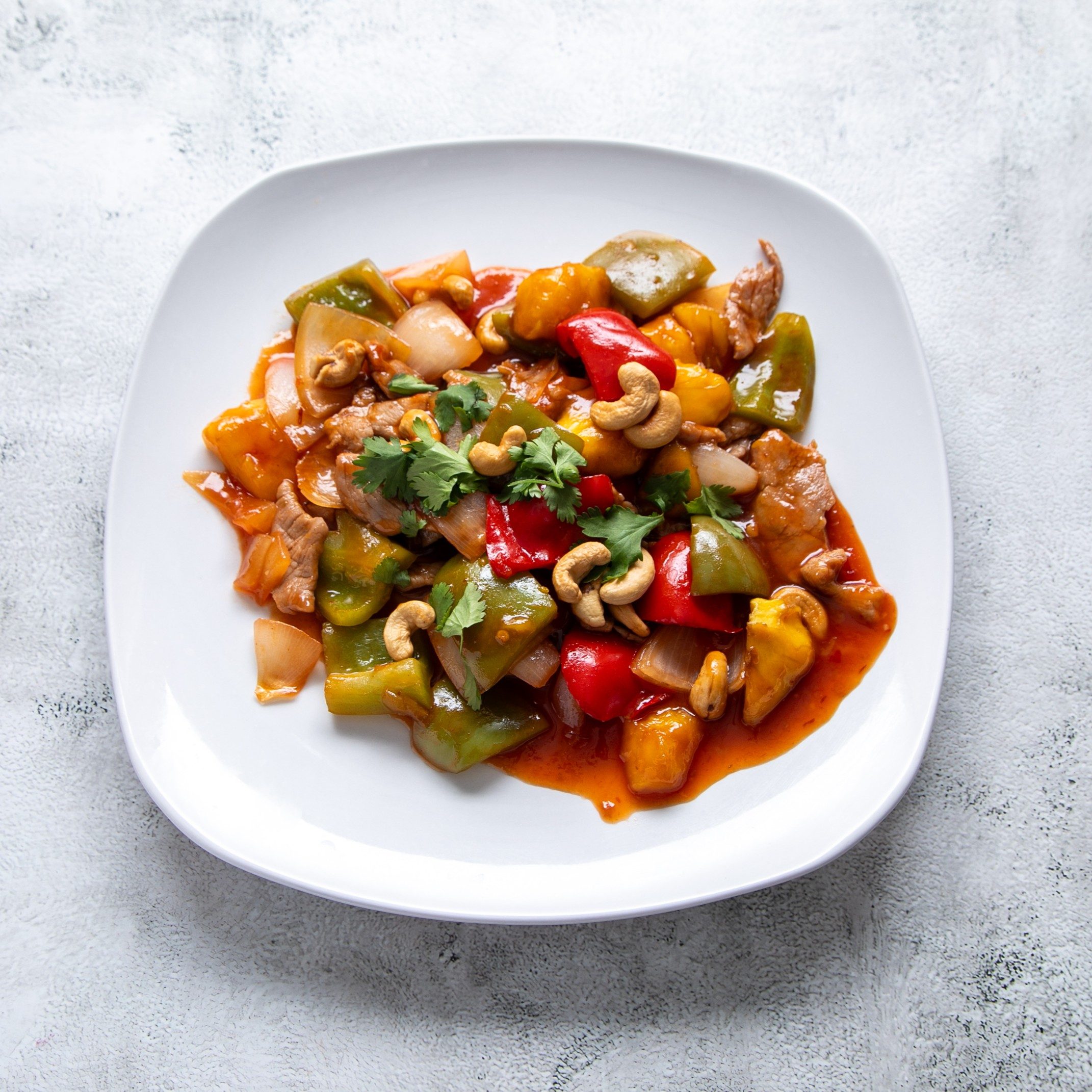 Cashew Mango Stir Fry.