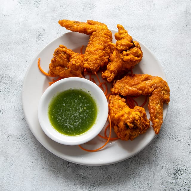 Fried Chicken Wings.