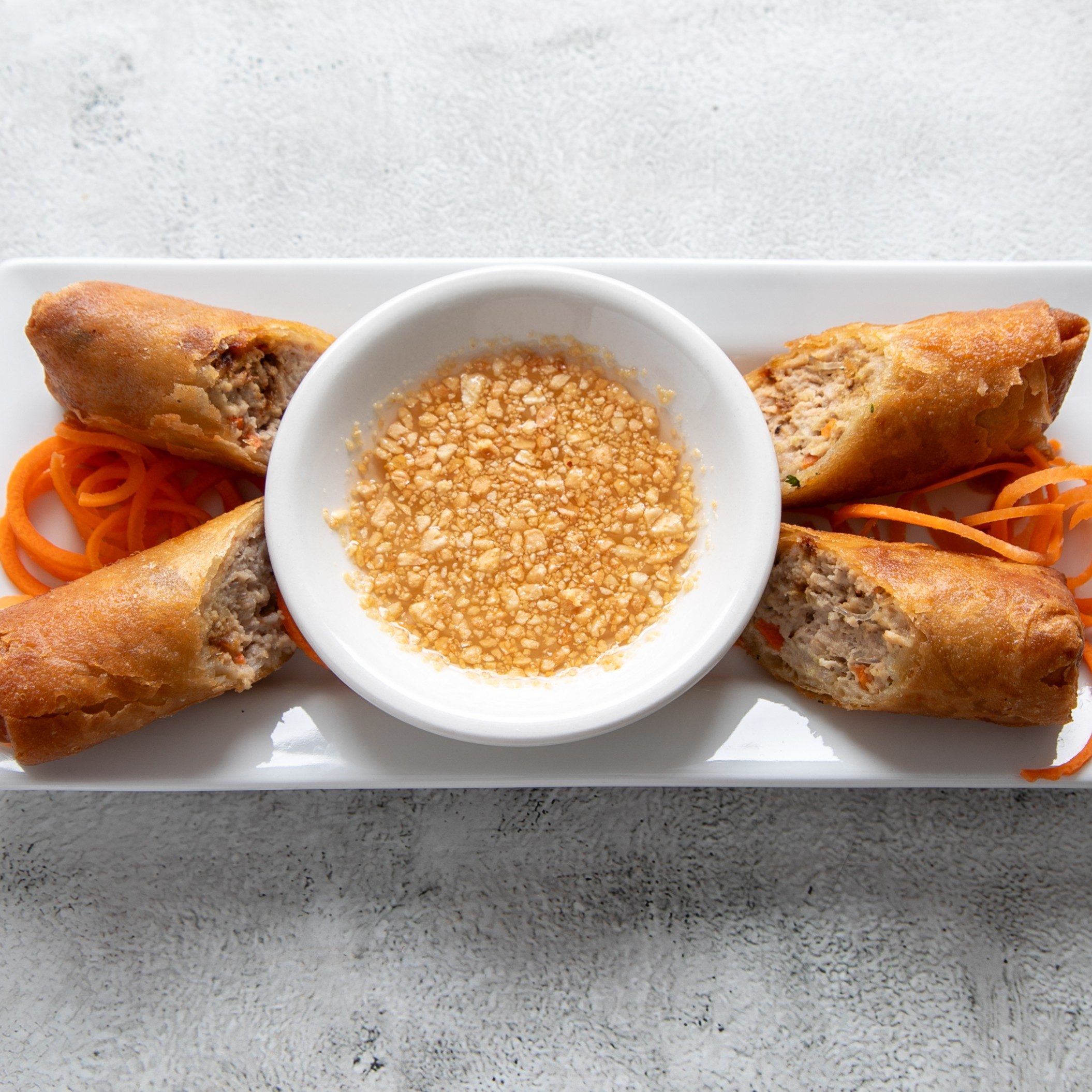 Pork Egg Rolls.