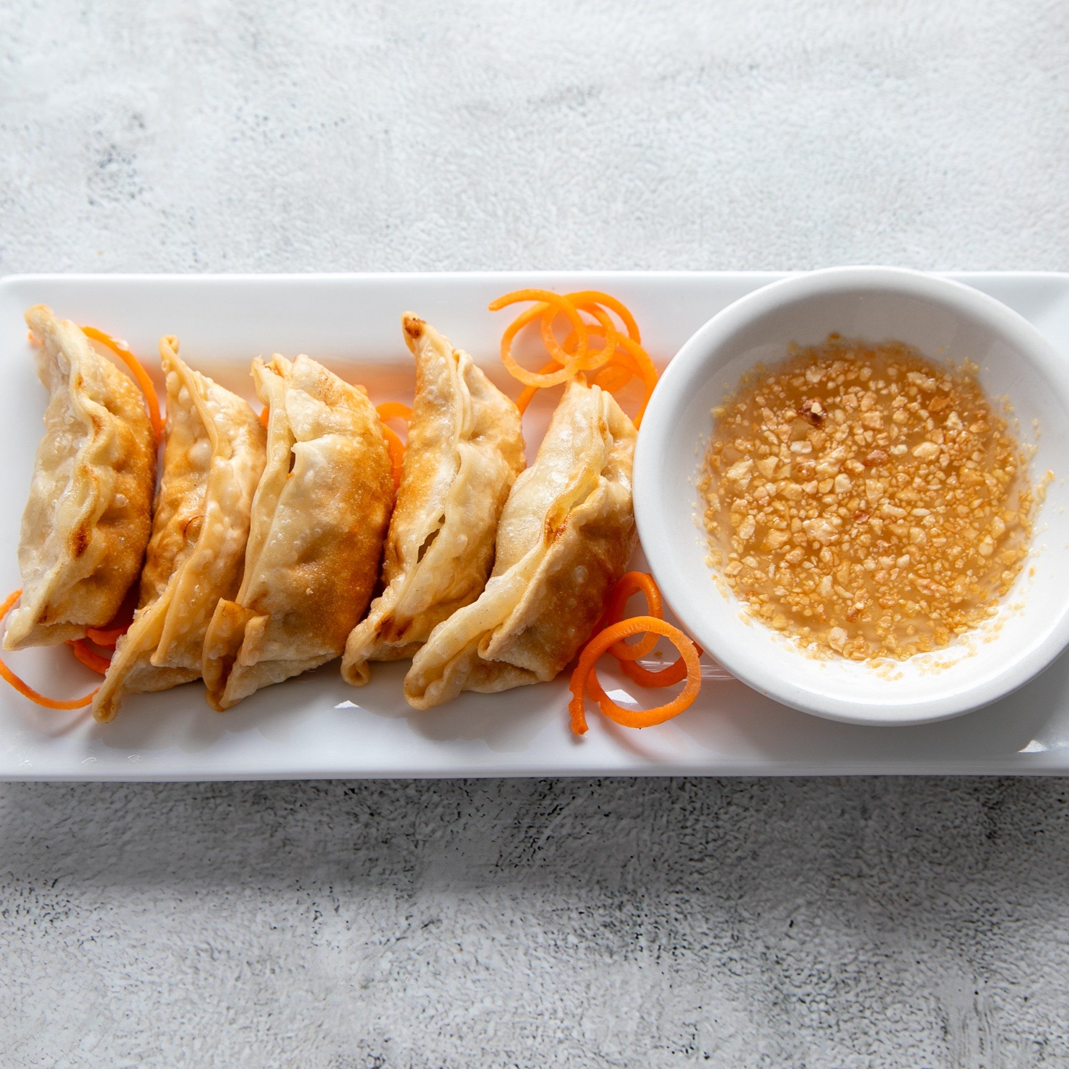 Crispy Pot Stickers.