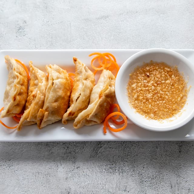 Crispy Pot Stickers.