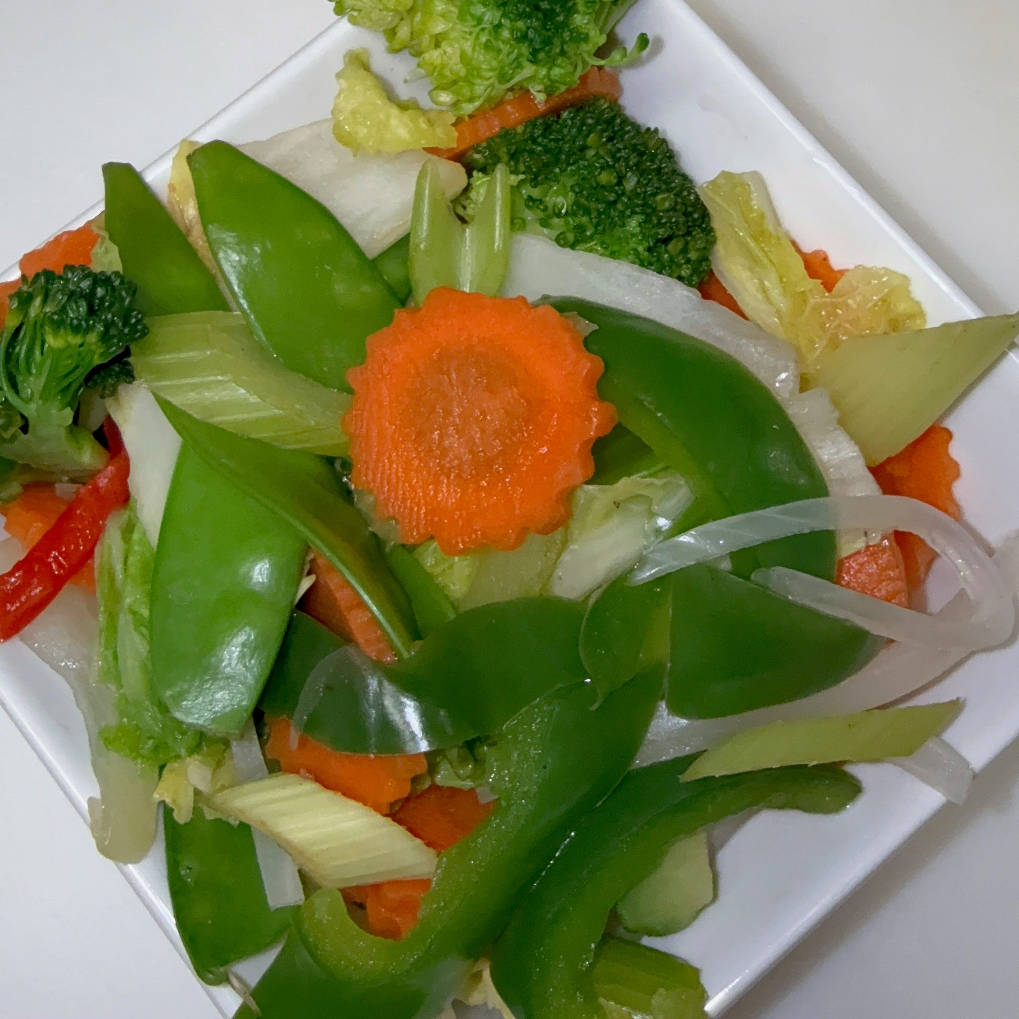Steamed Mixed Veggies.