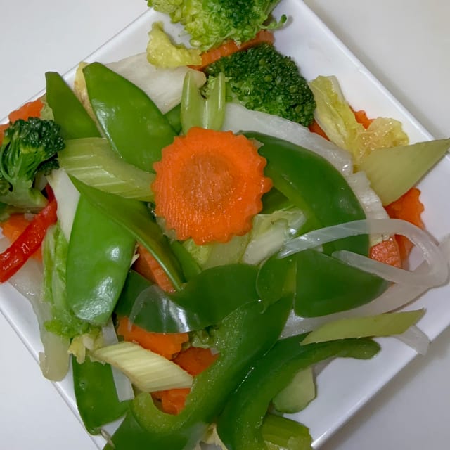 Steamed Mixed Veggies.